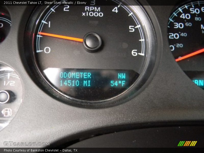 Sheer Silver Metallic / Ebony 2011 Chevrolet Tahoe LT