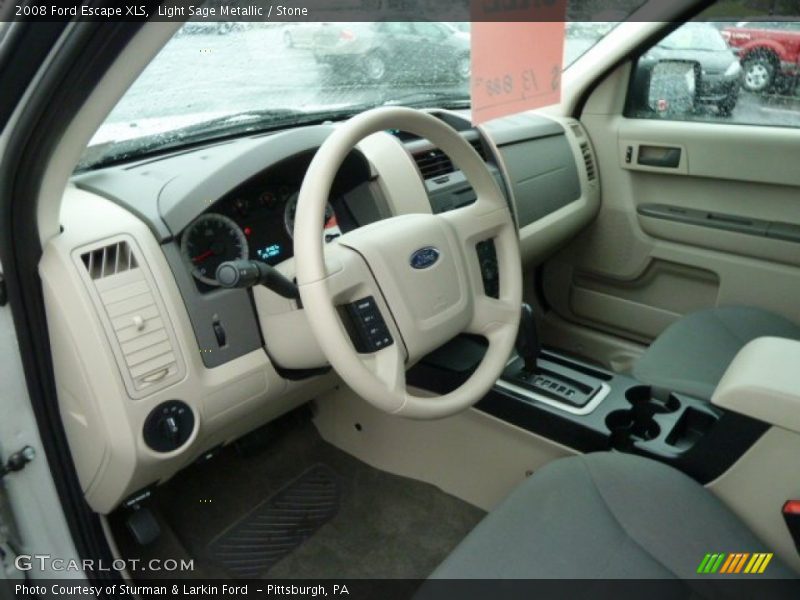 Light Sage Metallic / Stone 2008 Ford Escape XLS