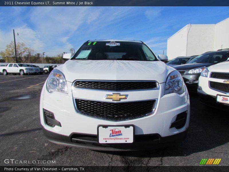 Summit White / Jet Black 2011 Chevrolet Equinox LT