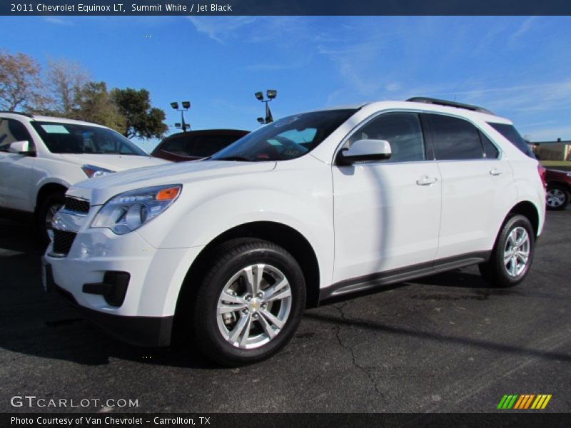 Summit White / Jet Black 2011 Chevrolet Equinox LT