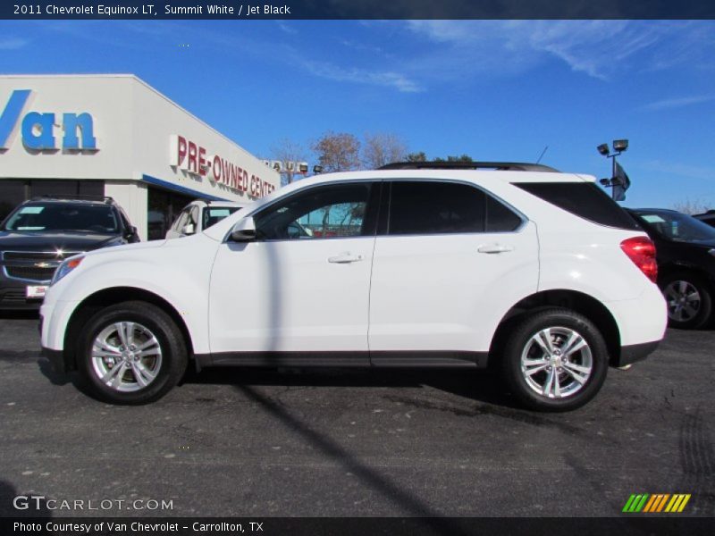 Summit White / Jet Black 2011 Chevrolet Equinox LT