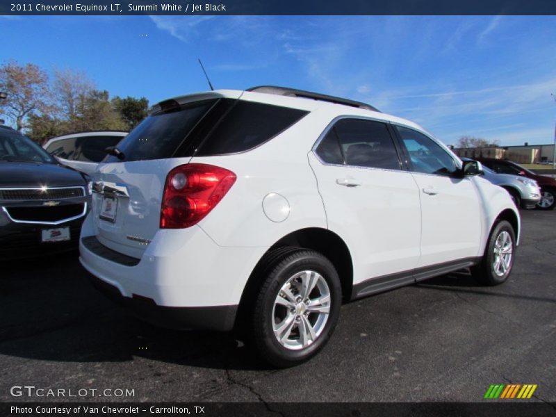 Summit White / Jet Black 2011 Chevrolet Equinox LT