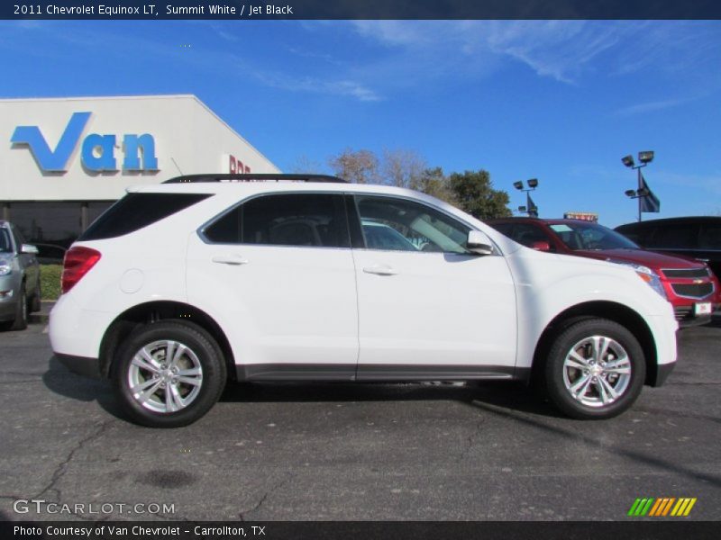 Summit White / Jet Black 2011 Chevrolet Equinox LT