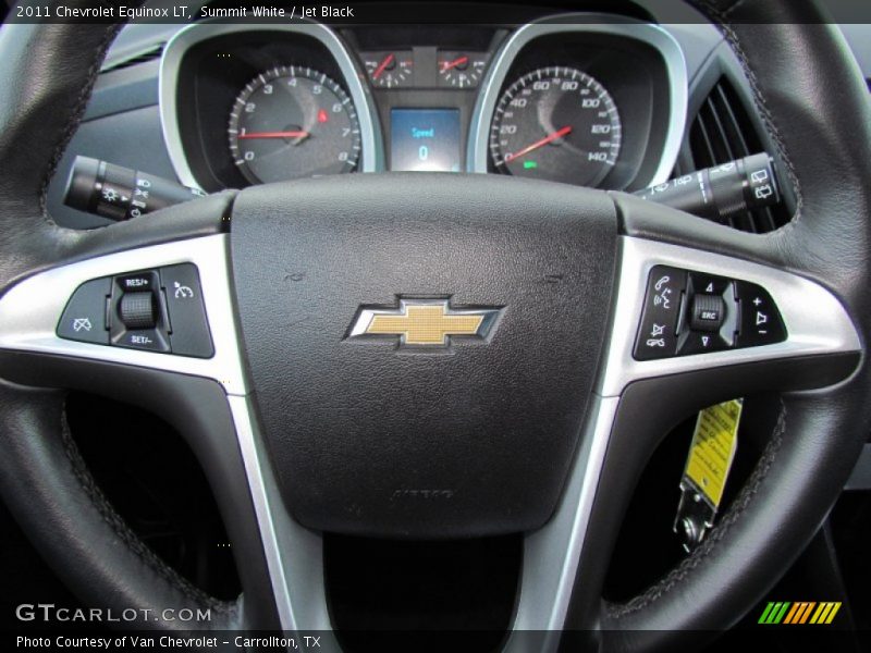 Summit White / Jet Black 2011 Chevrolet Equinox LT