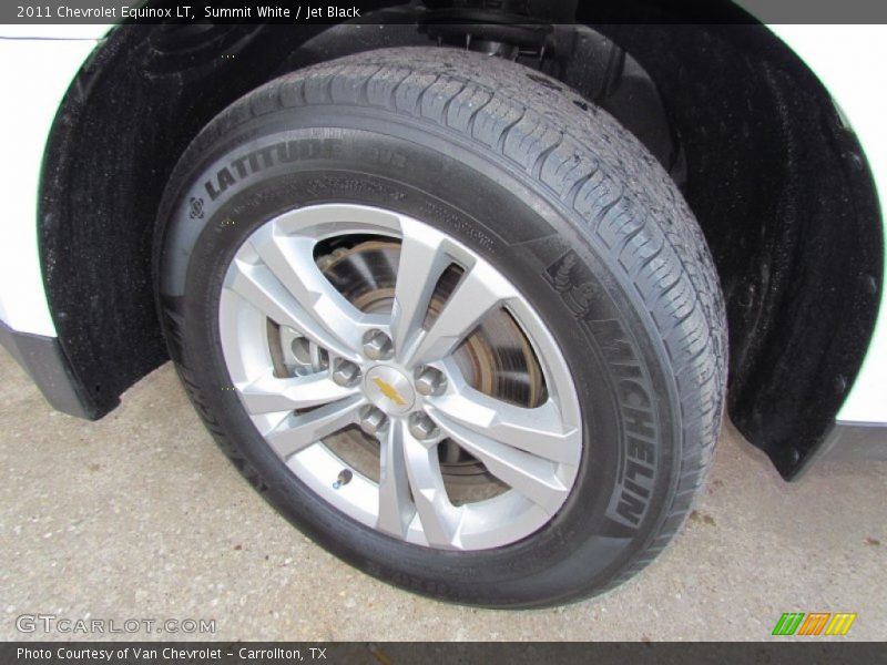 Summit White / Jet Black 2011 Chevrolet Equinox LT