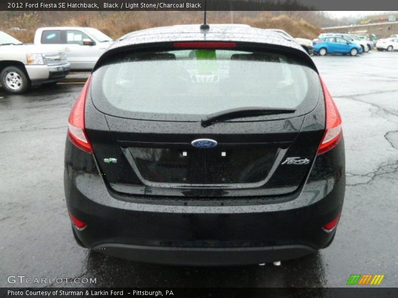 Black / Light Stone/Charcoal Black 2012 Ford Fiesta SE Hatchback
