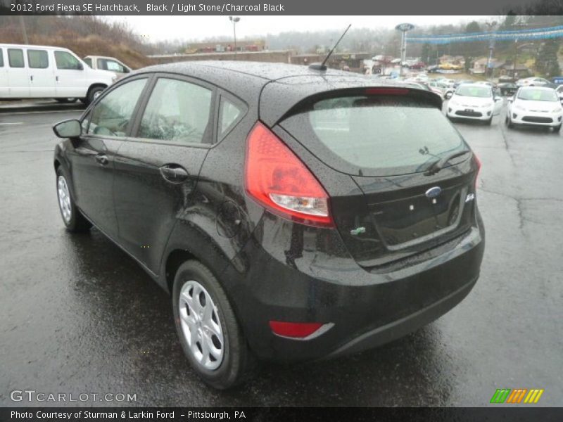 Black / Light Stone/Charcoal Black 2012 Ford Fiesta SE Hatchback