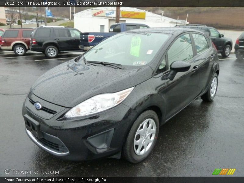 Black / Light Stone/Charcoal Black 2012 Ford Fiesta SE Hatchback