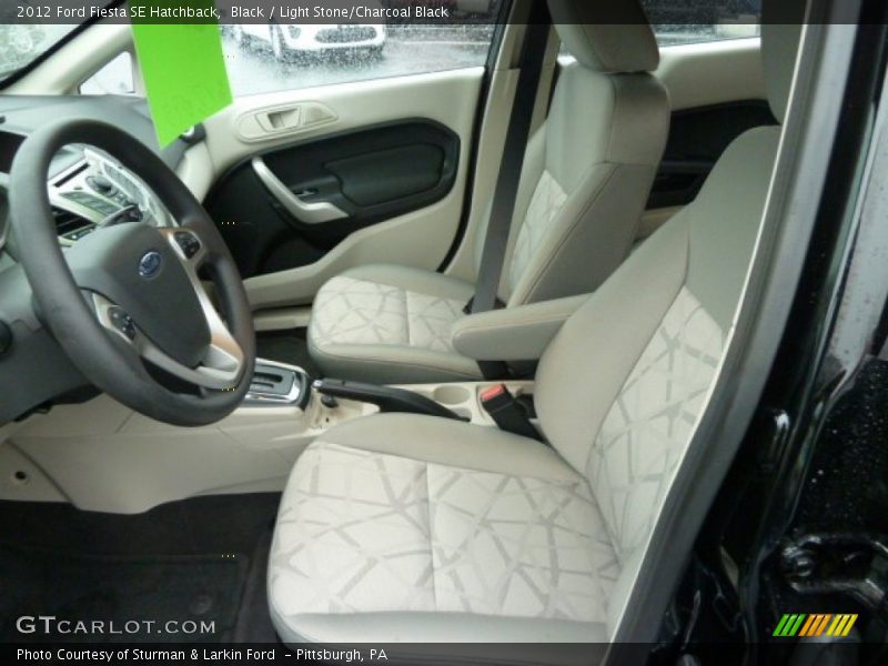 Black / Light Stone/Charcoal Black 2012 Ford Fiesta SE Hatchback