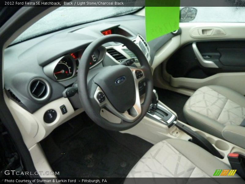 Black / Light Stone/Charcoal Black 2012 Ford Fiesta SE Hatchback