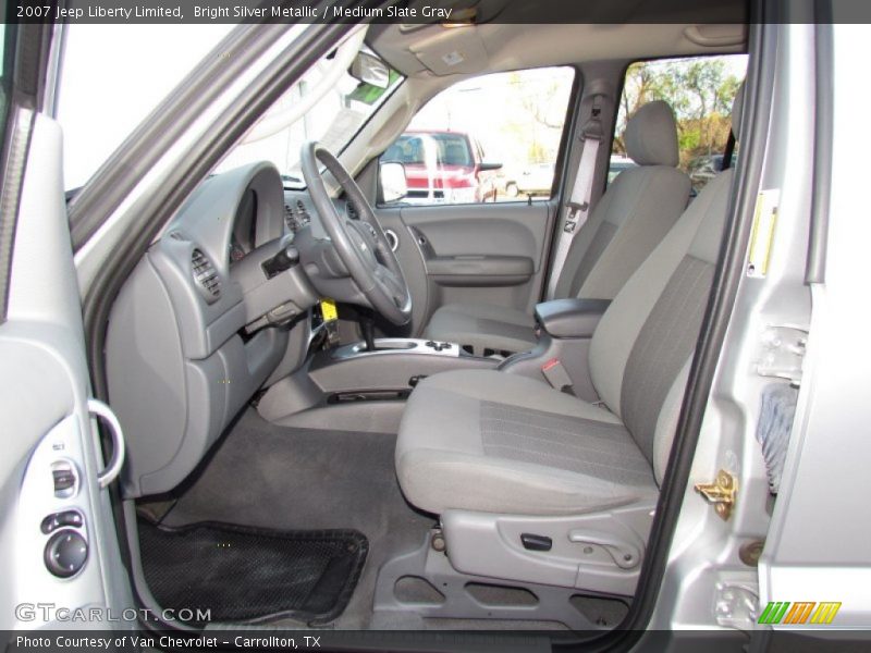 Bright Silver Metallic / Medium Slate Gray 2007 Jeep Liberty Limited