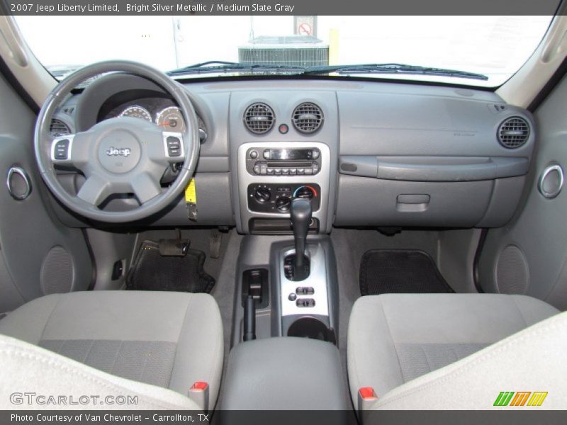 Bright Silver Metallic / Medium Slate Gray 2007 Jeep Liberty Limited