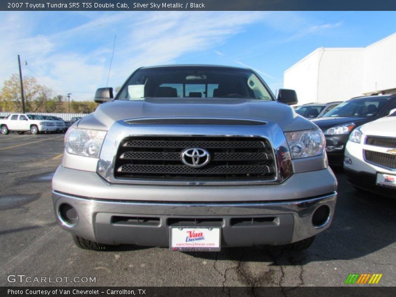 Silver Sky Metallic / Black 2007 Toyota Tundra SR5 TSS Double Cab