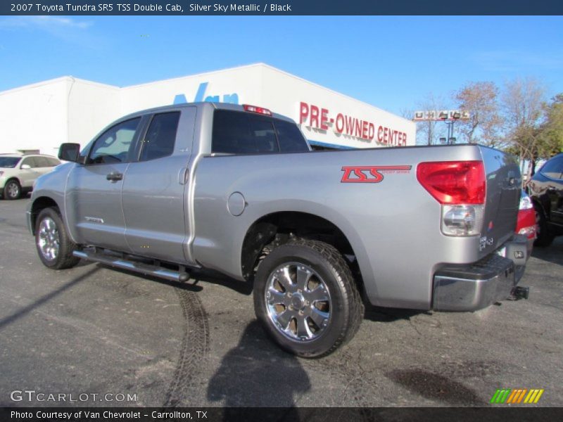 Silver Sky Metallic / Black 2007 Toyota Tundra SR5 TSS Double Cab