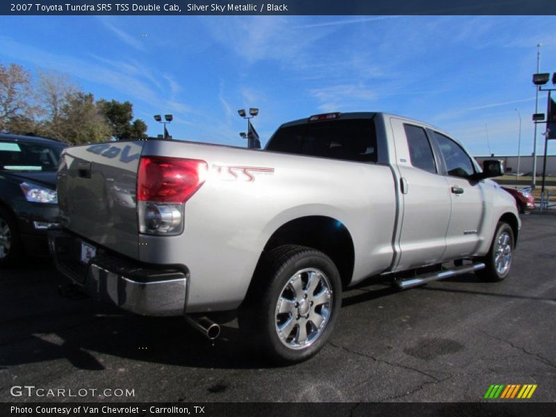 Silver Sky Metallic / Black 2007 Toyota Tundra SR5 TSS Double Cab