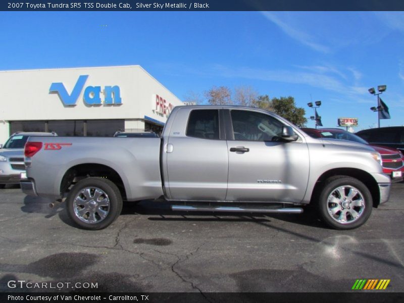 Silver Sky Metallic / Black 2007 Toyota Tundra SR5 TSS Double Cab