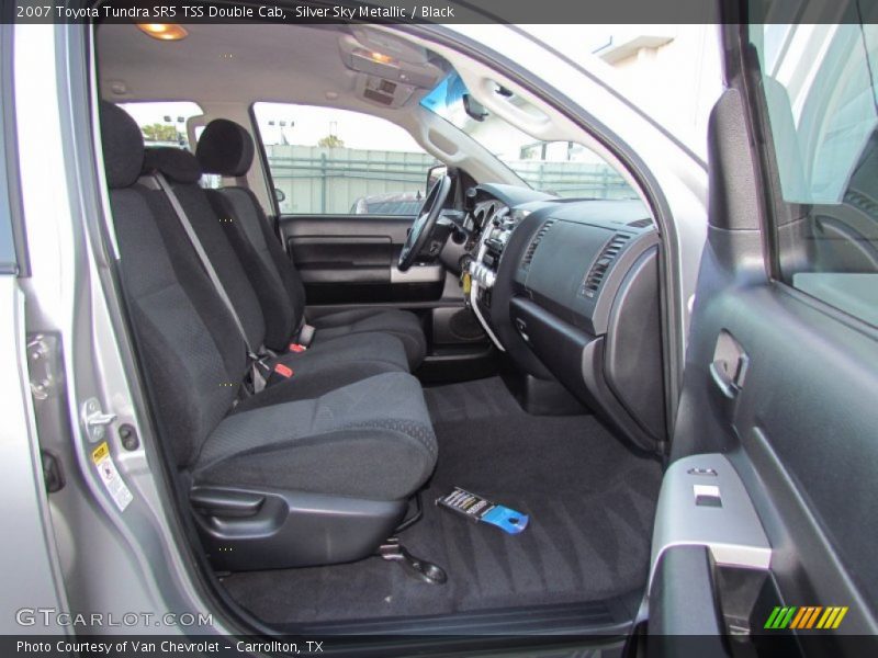 Silver Sky Metallic / Black 2007 Toyota Tundra SR5 TSS Double Cab