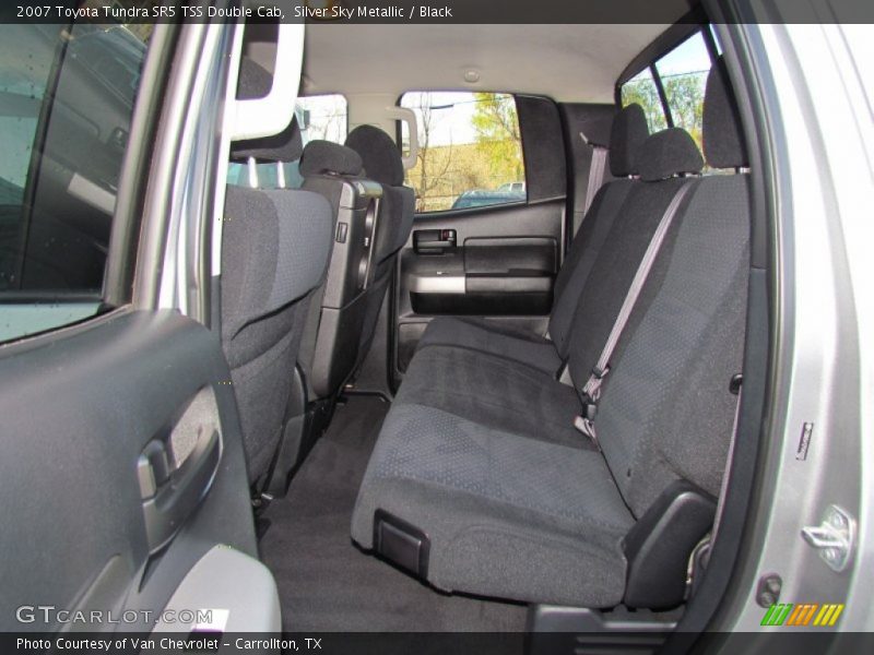 Silver Sky Metallic / Black 2007 Toyota Tundra SR5 TSS Double Cab