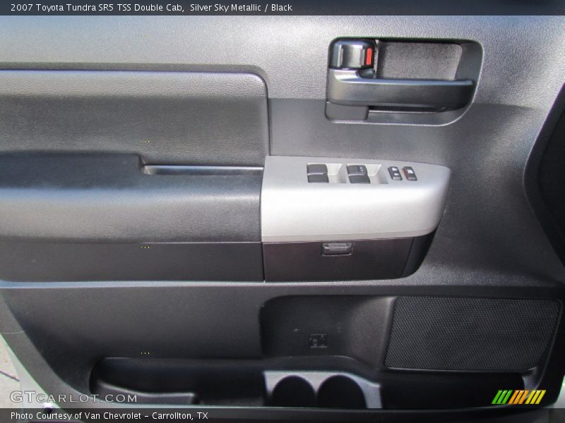 Silver Sky Metallic / Black 2007 Toyota Tundra SR5 TSS Double Cab