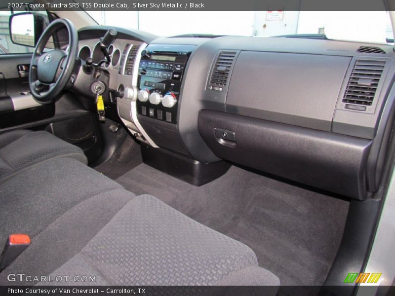 Silver Sky Metallic / Black 2007 Toyota Tundra SR5 TSS Double Cab