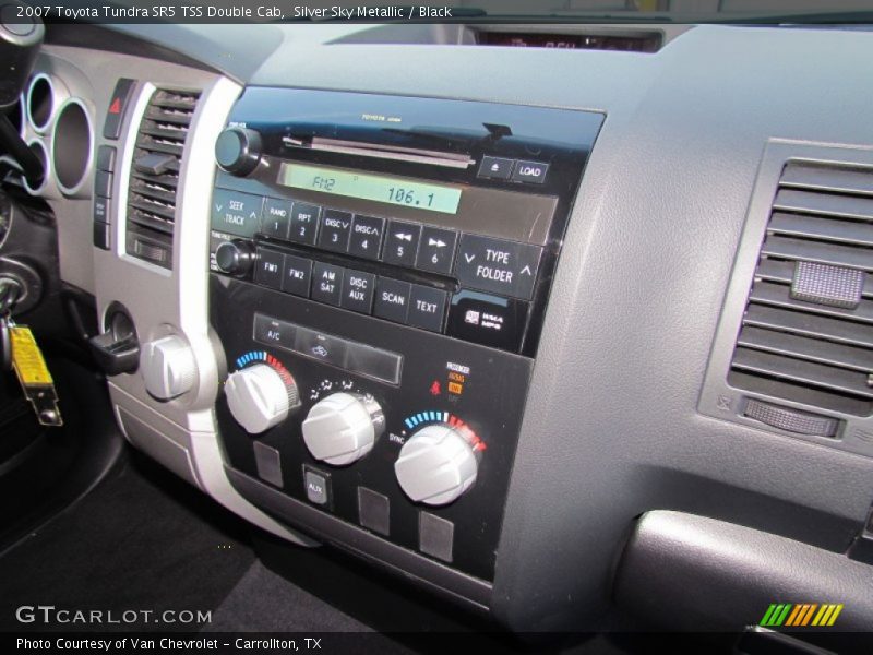 Silver Sky Metallic / Black 2007 Toyota Tundra SR5 TSS Double Cab
