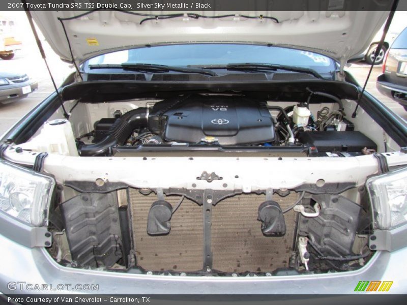 Silver Sky Metallic / Black 2007 Toyota Tundra SR5 TSS Double Cab