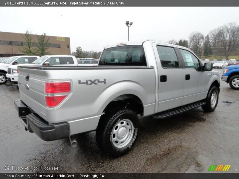  2011 F150 XL SuperCrew 4x4 Ingot Silver Metallic