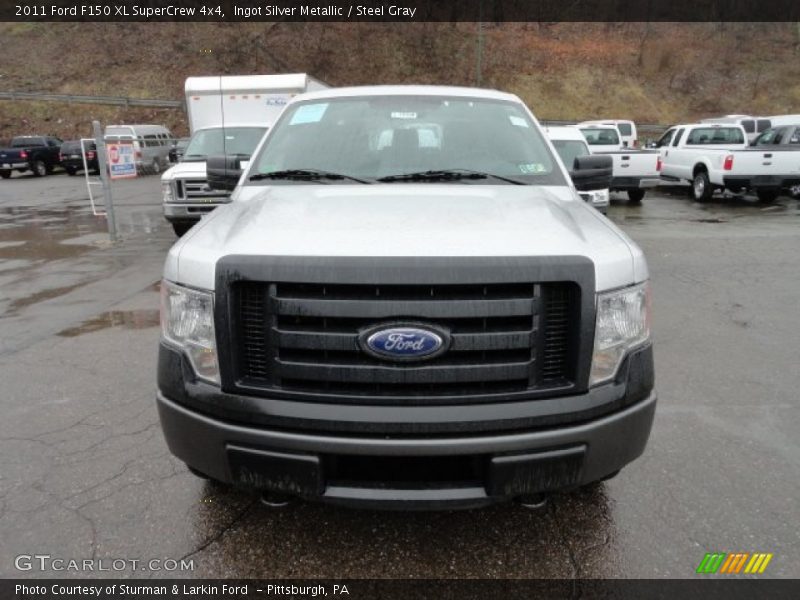  2011 F150 XL SuperCrew 4x4 Ingot Silver Metallic