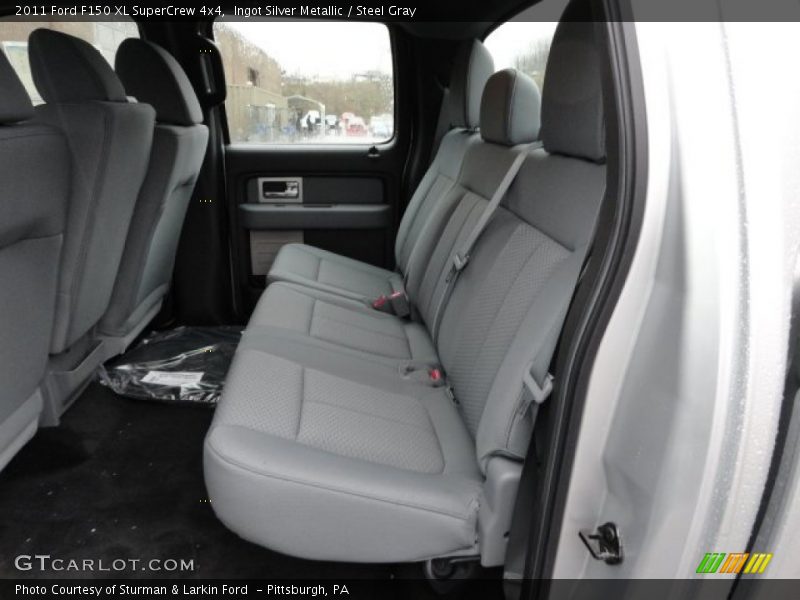  2011 F150 XL SuperCrew 4x4 Steel Gray Interior