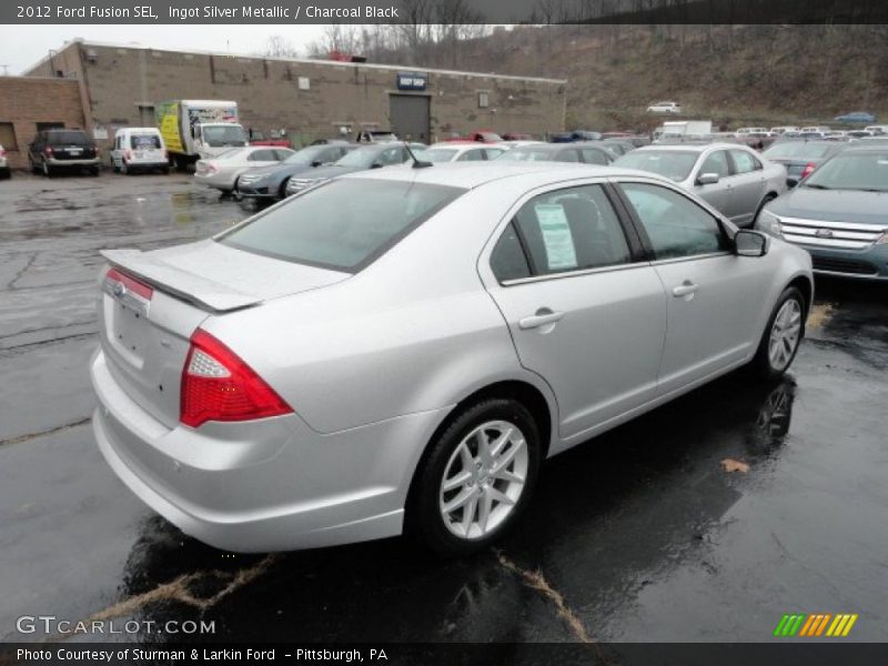 Ingot Silver Metallic / Charcoal Black 2012 Ford Fusion SEL