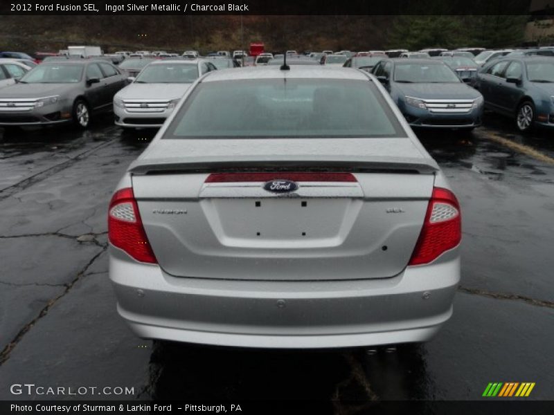 Ingot Silver Metallic / Charcoal Black 2012 Ford Fusion SEL