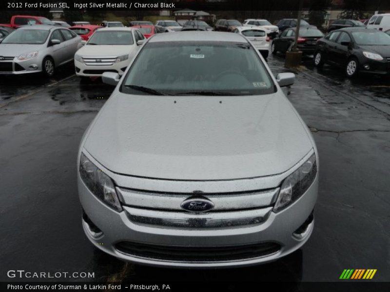 Ingot Silver Metallic / Charcoal Black 2012 Ford Fusion SEL