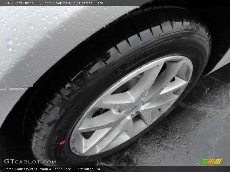 Ingot Silver Metallic / Charcoal Black 2012 Ford Fusion SEL