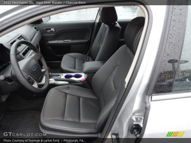 Ingot Silver Metallic / Charcoal Black 2012 Ford Fusion SEL