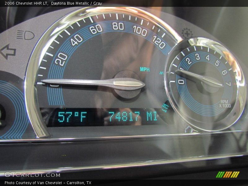 Daytona Blue Metallic / Gray 2006 Chevrolet HHR LT