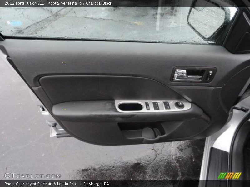 Ingot Silver Metallic / Charcoal Black 2012 Ford Fusion SEL