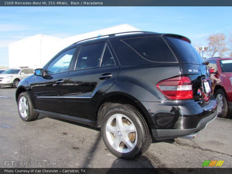 Black / Macadamia 2008 Mercedes-Benz ML 350 4Matic