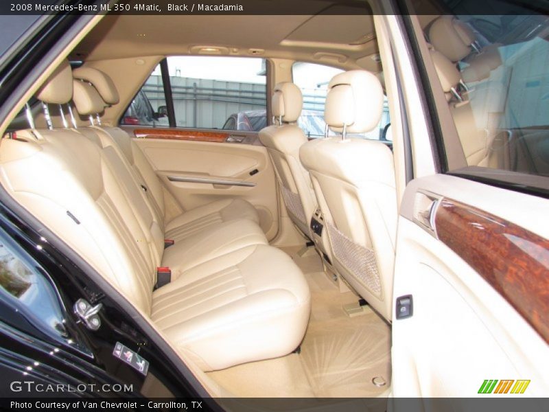 Black / Macadamia 2008 Mercedes-Benz ML 350 4Matic