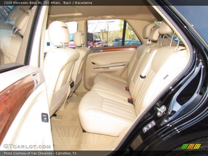 Black / Macadamia 2008 Mercedes-Benz ML 350 4Matic