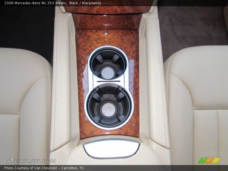 Black / Macadamia 2008 Mercedes-Benz ML 350 4Matic