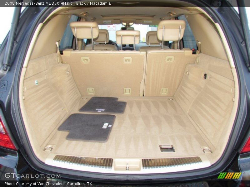 Black / Macadamia 2008 Mercedes-Benz ML 350 4Matic