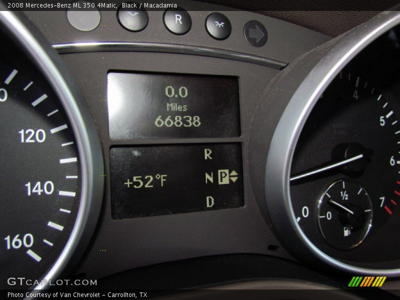 Black / Macadamia 2008 Mercedes-Benz ML 350 4Matic