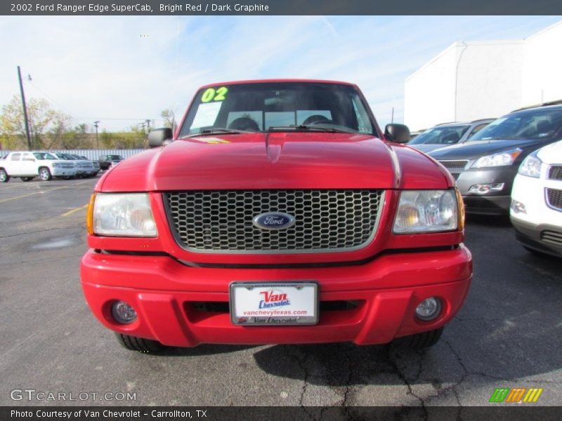 Bright Red / Dark Graphite 2002 Ford Ranger Edge SuperCab