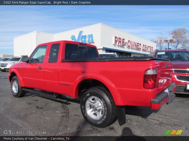 Bright Red / Dark Graphite 2002 Ford Ranger Edge SuperCab