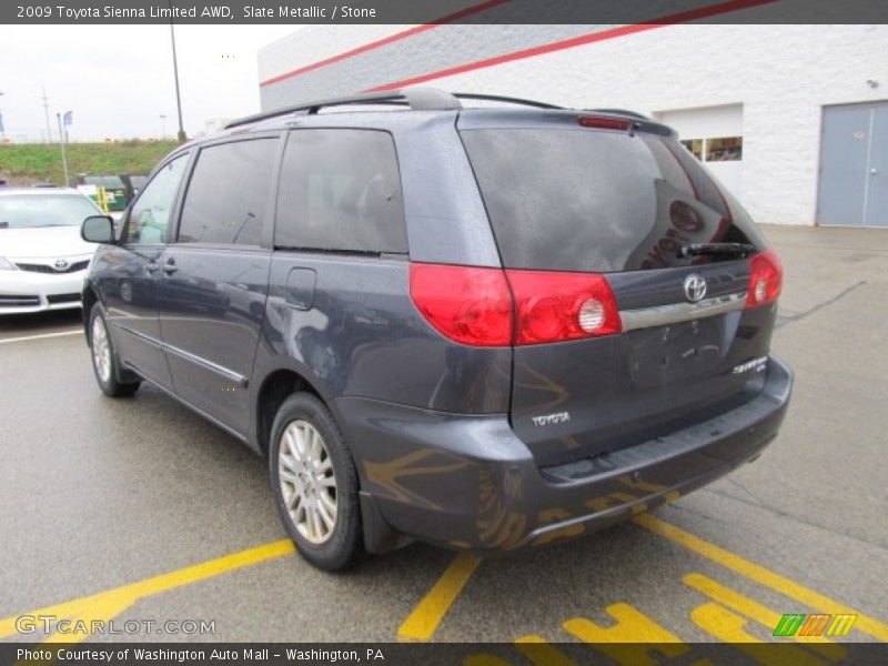 Slate Metallic / Stone 2009 Toyota Sienna Limited AWD