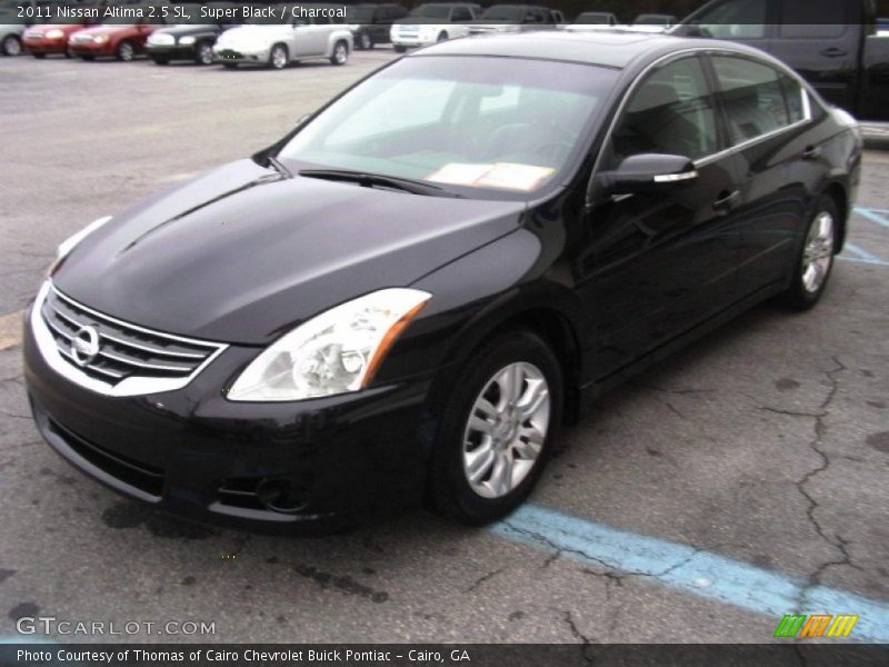Super Black / Charcoal 2011 Nissan Altima 2.5 SL