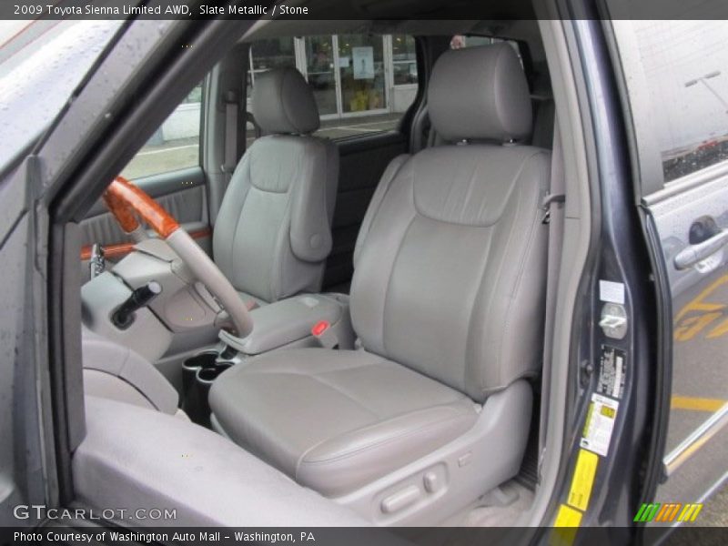 Slate Metallic / Stone 2009 Toyota Sienna Limited AWD