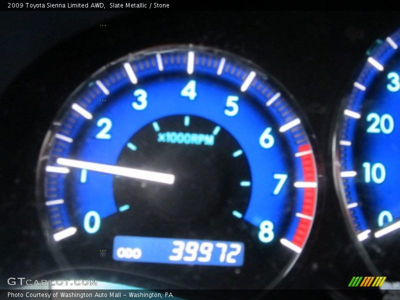 Slate Metallic / Stone 2009 Toyota Sienna Limited AWD