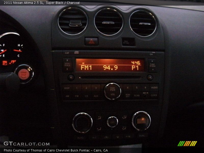Super Black / Charcoal 2011 Nissan Altima 2.5 SL
