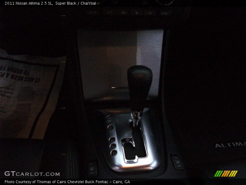 Super Black / Charcoal 2011 Nissan Altima 2.5 SL